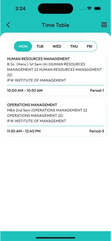 IFW ERP screenshot