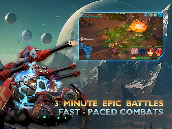 Mech & Aliens: Robot Battle iPad screenshot 5 - Games app