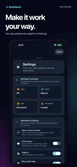 NodeSpark screenshot 2