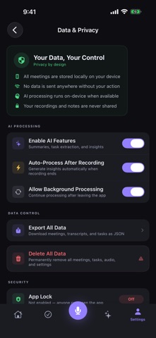 NoteCrux iPhone screenshot