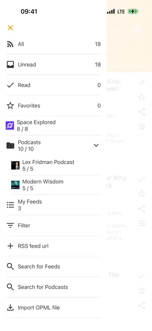 RSS Reader Offline | Podcast screenshot 1