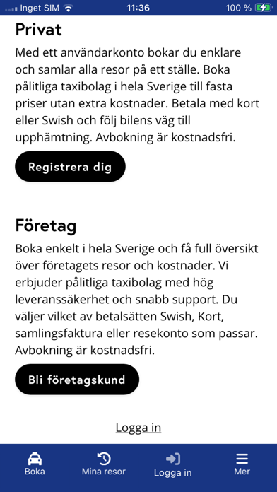 Screenshot #3 pour Taxi Västerås