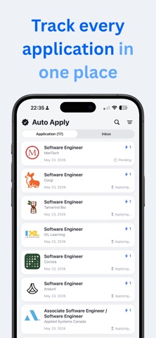 Sawell: AI Job Agent iPhone screenshot