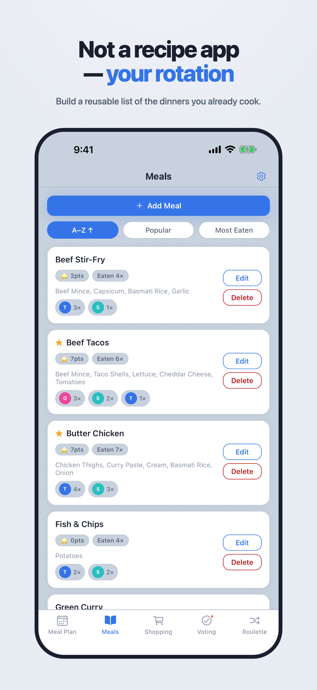 FamilyMeals: Meal Planner screenshot 5