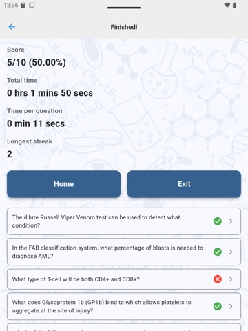 Clinical Lab Science Review iPad screenshot