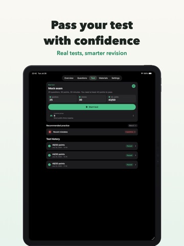 Czech Driving Test 2026 iPad screenshot