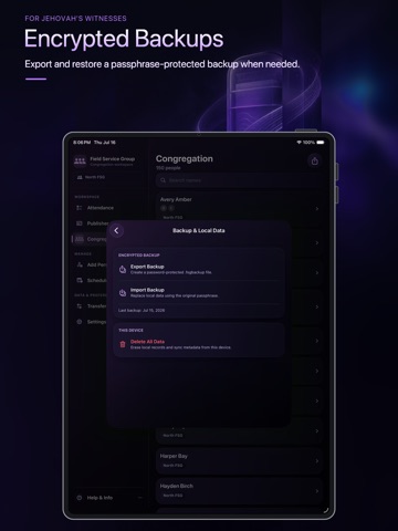 Field Service Group iPad screenshot