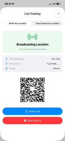 OpenTracker iPhone screenshot