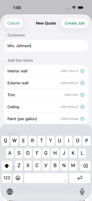 Crew: Trades Invoice Screenshot 2 of 5