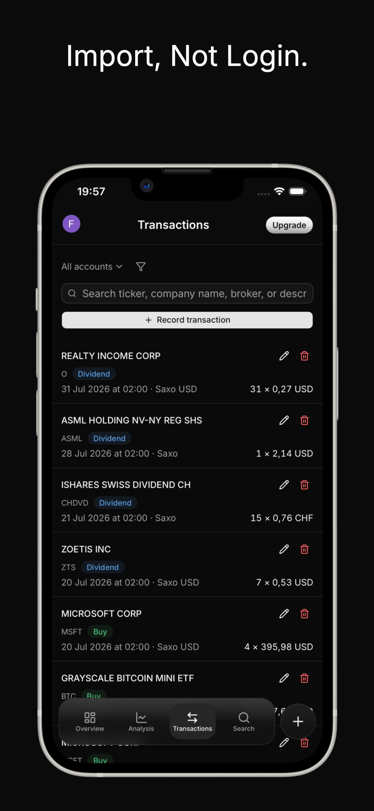 Helvestor: Portfolio Tracker screenshot 7