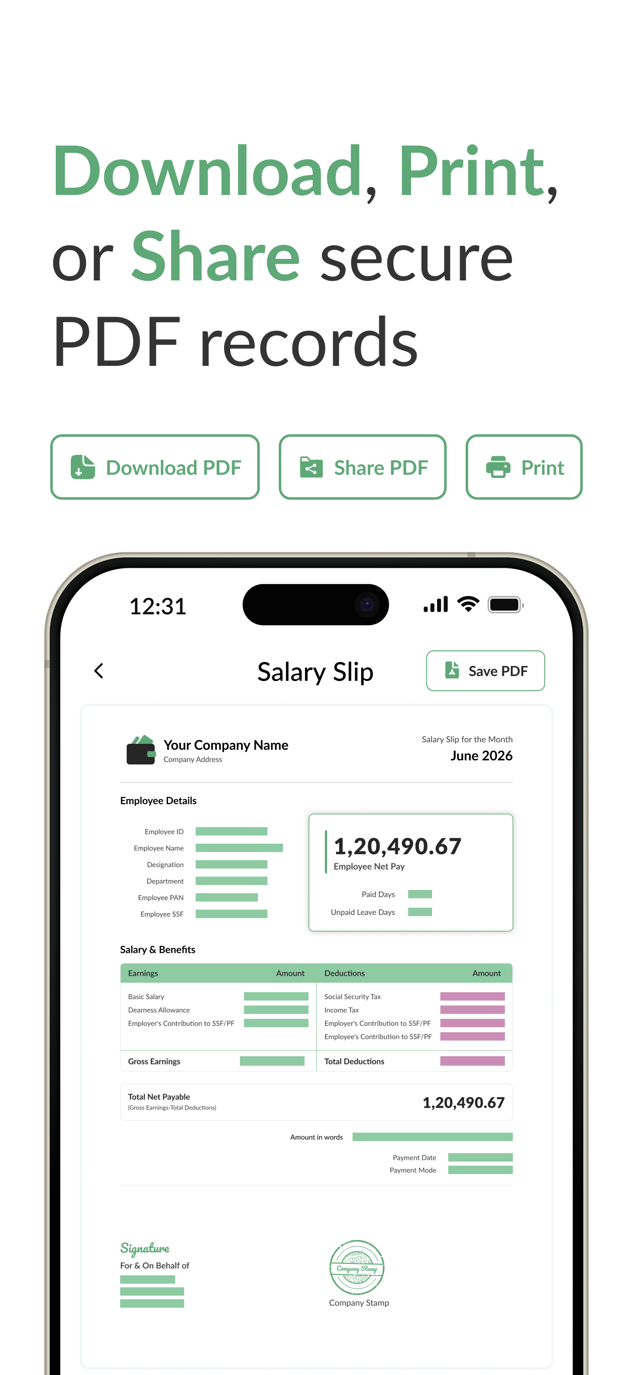 My Salary Slip screenshot 6