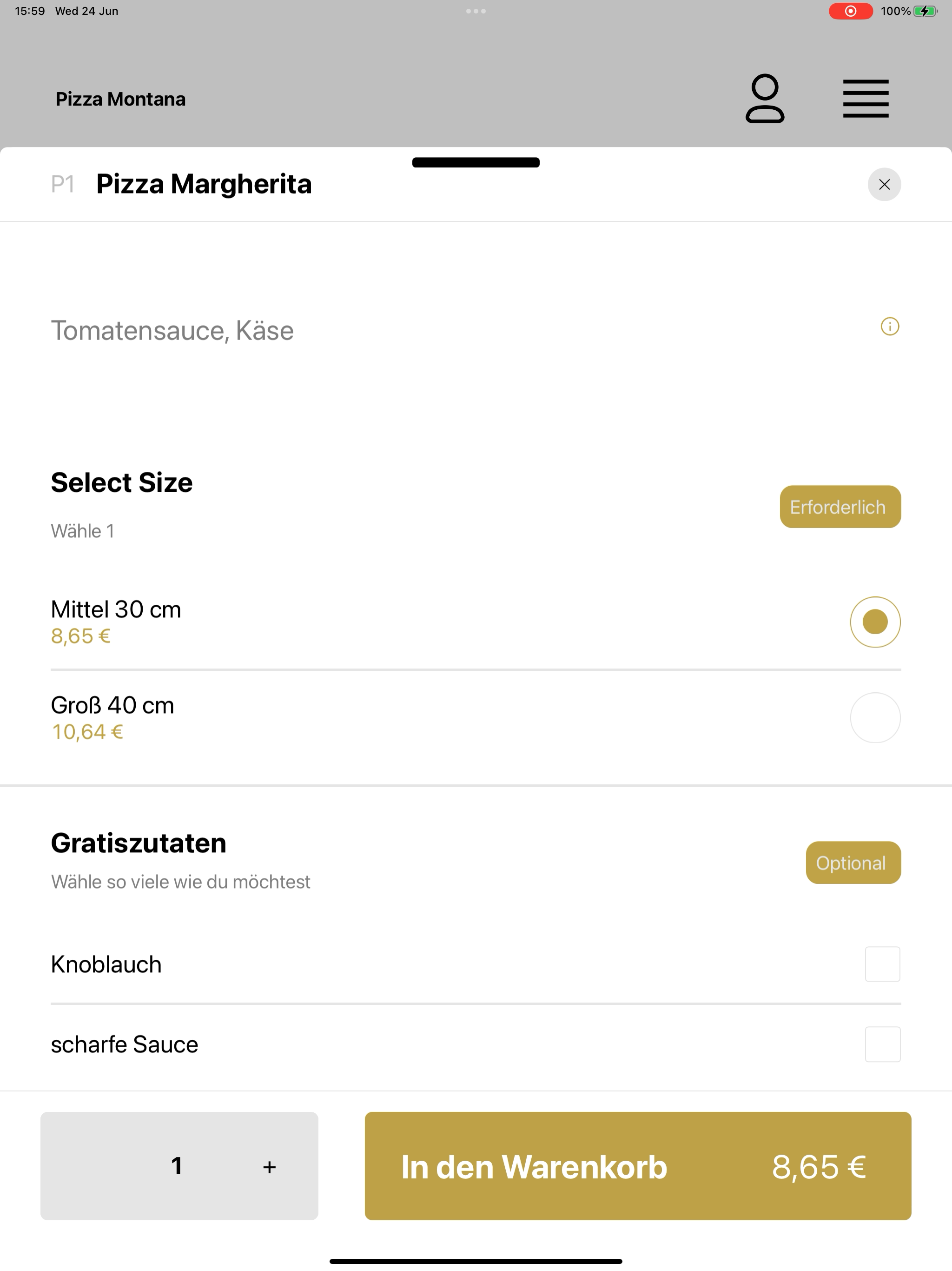 Pizza Montana