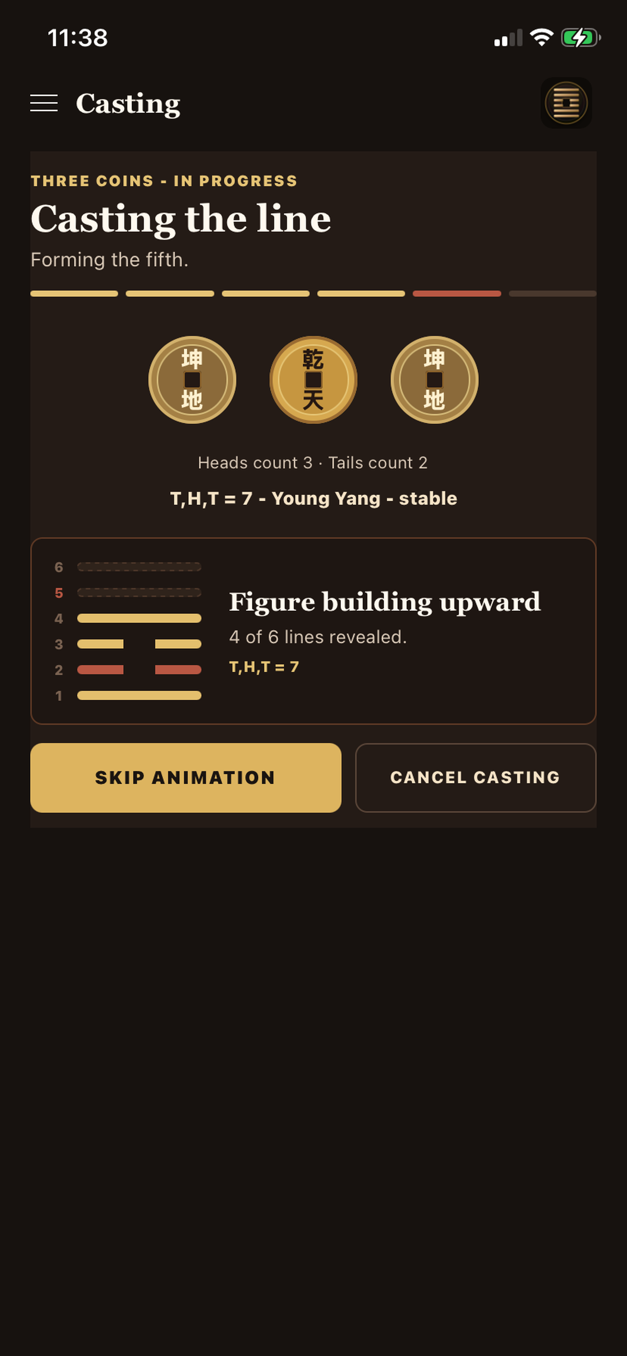 I Ching Oracle Space screenshot 2