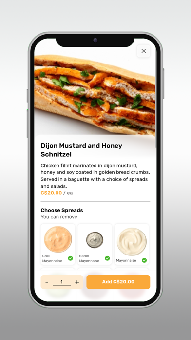 A.M Sandwich Bar Screenshot