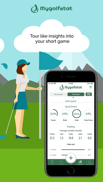 Mygolfstat iPhone screenshot 8 - Sports app