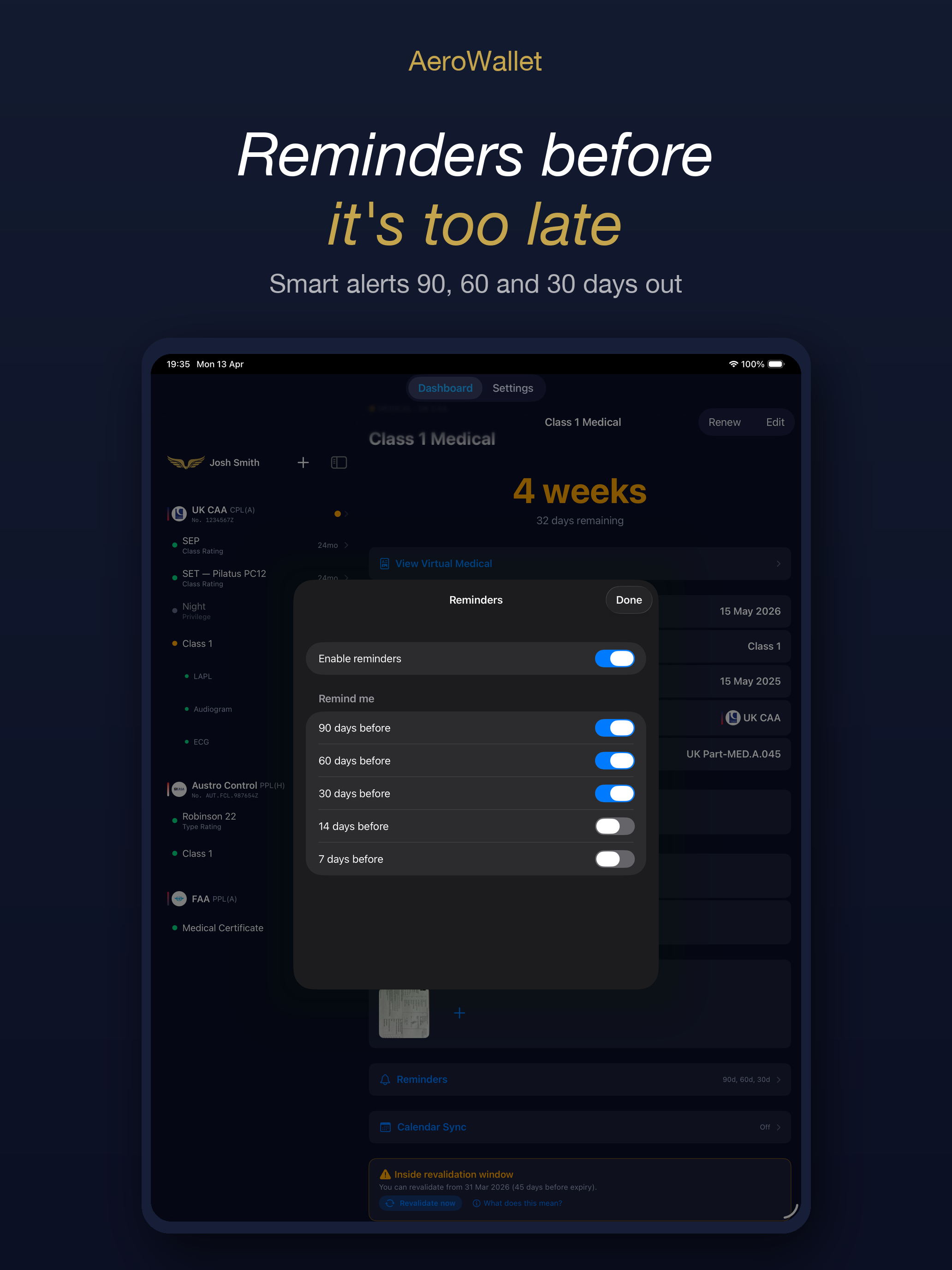 AeroWallet: Pilot Validity screenshot 11