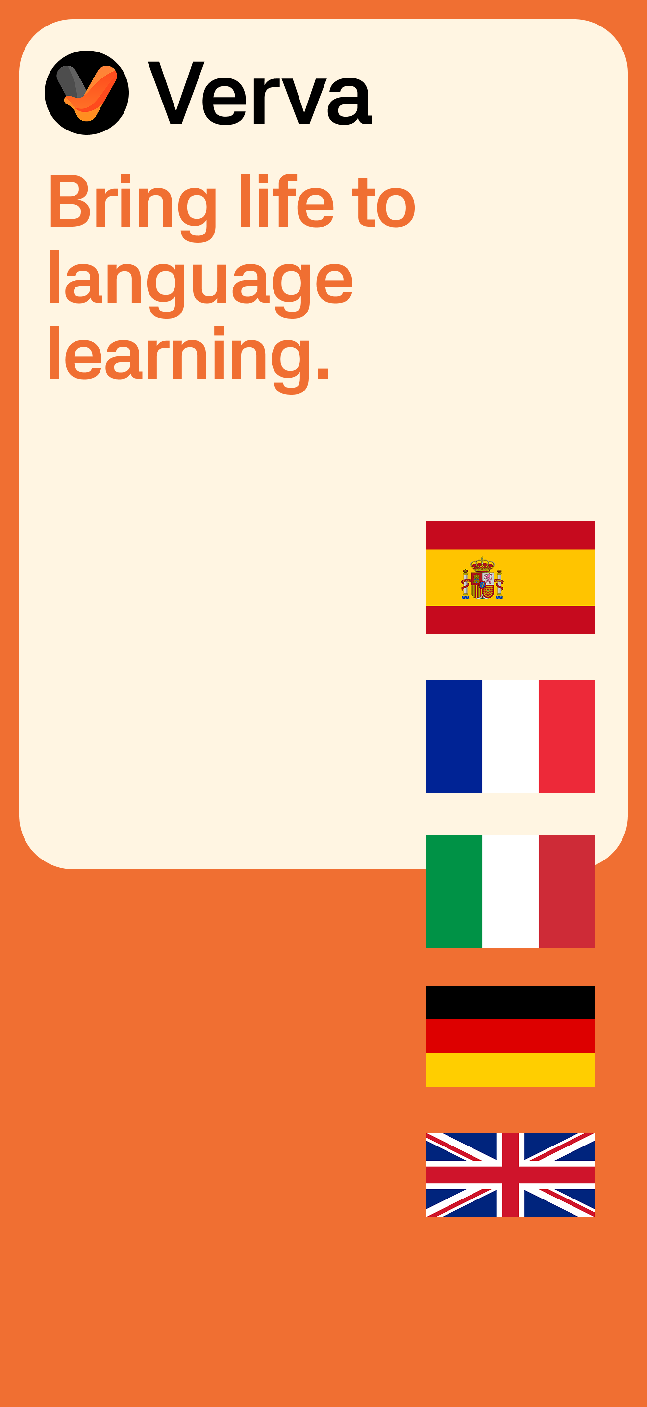 Verva: Language Learning