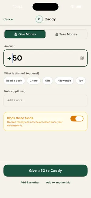KidiBank screenshot 2