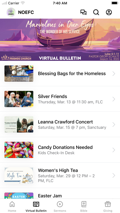 NOEFC app screenshot 2