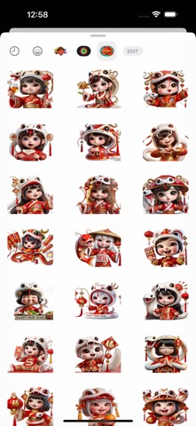 CNY 2025 Stickers - 蛇年 screenshot