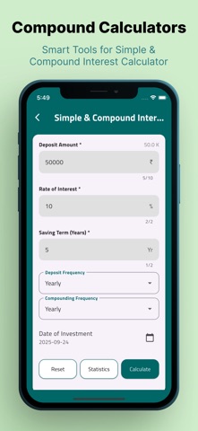 Easy Fast Loan Calculator iPhone screenshot