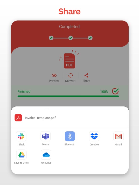 PDF Converter and Editor + AI iPad screenshot 4 - Utilities app