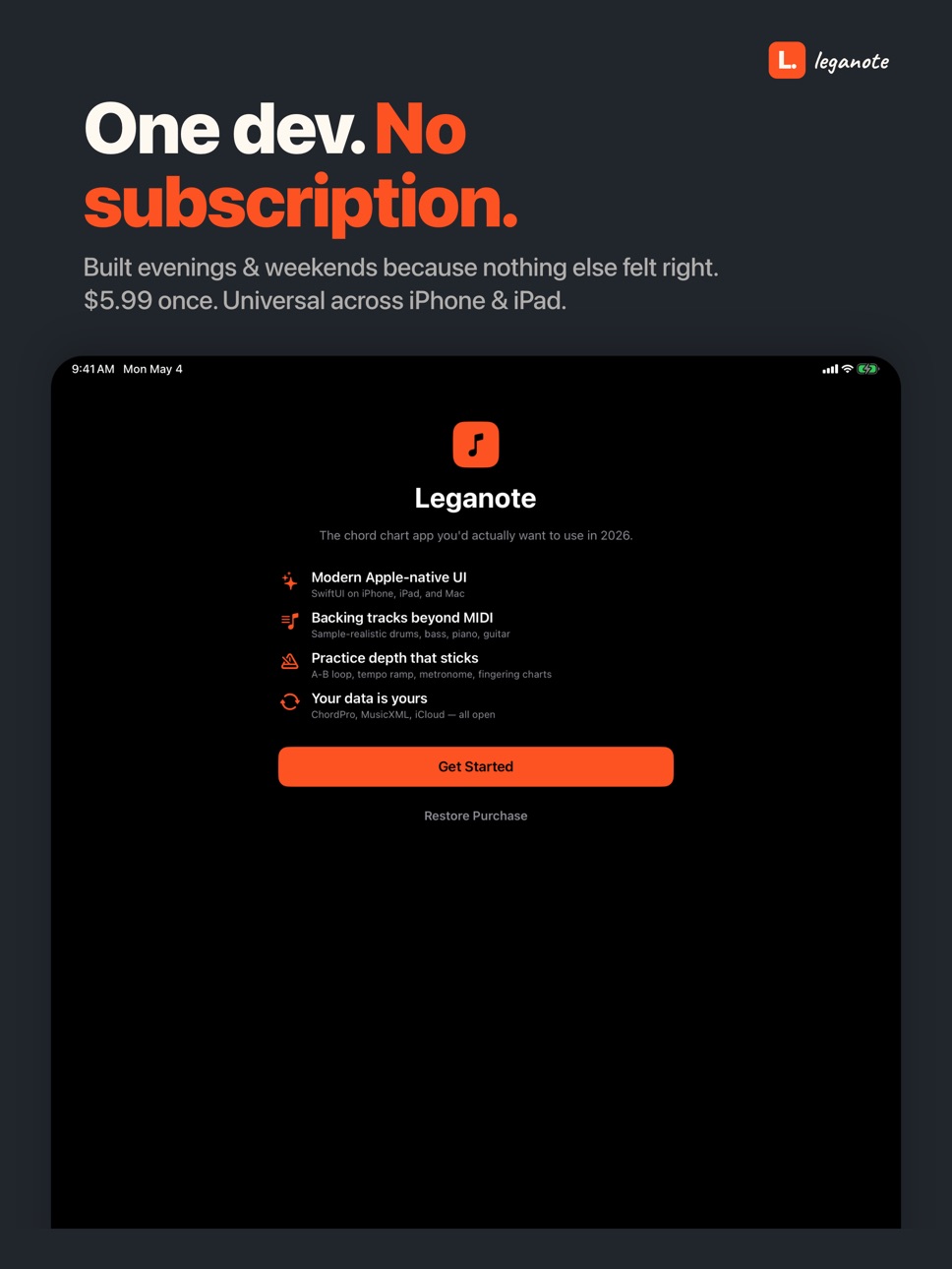 iPad screenshot
