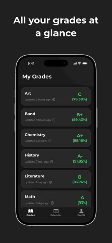 StudyBuddy - Schoology Grades iPhone screenshot