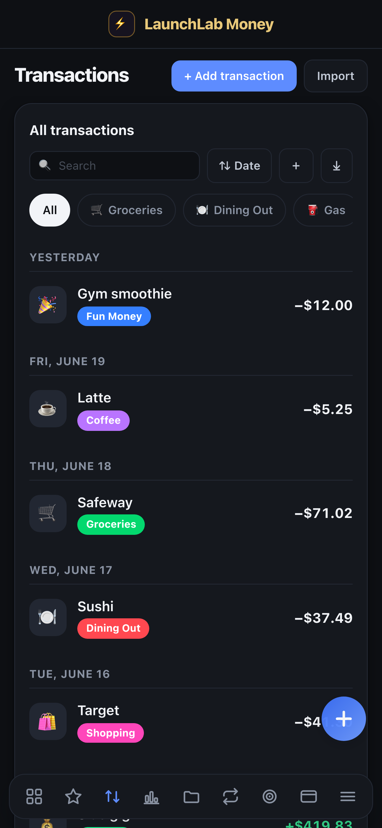 LaunchLab Money: Budgeting screenshot 5
