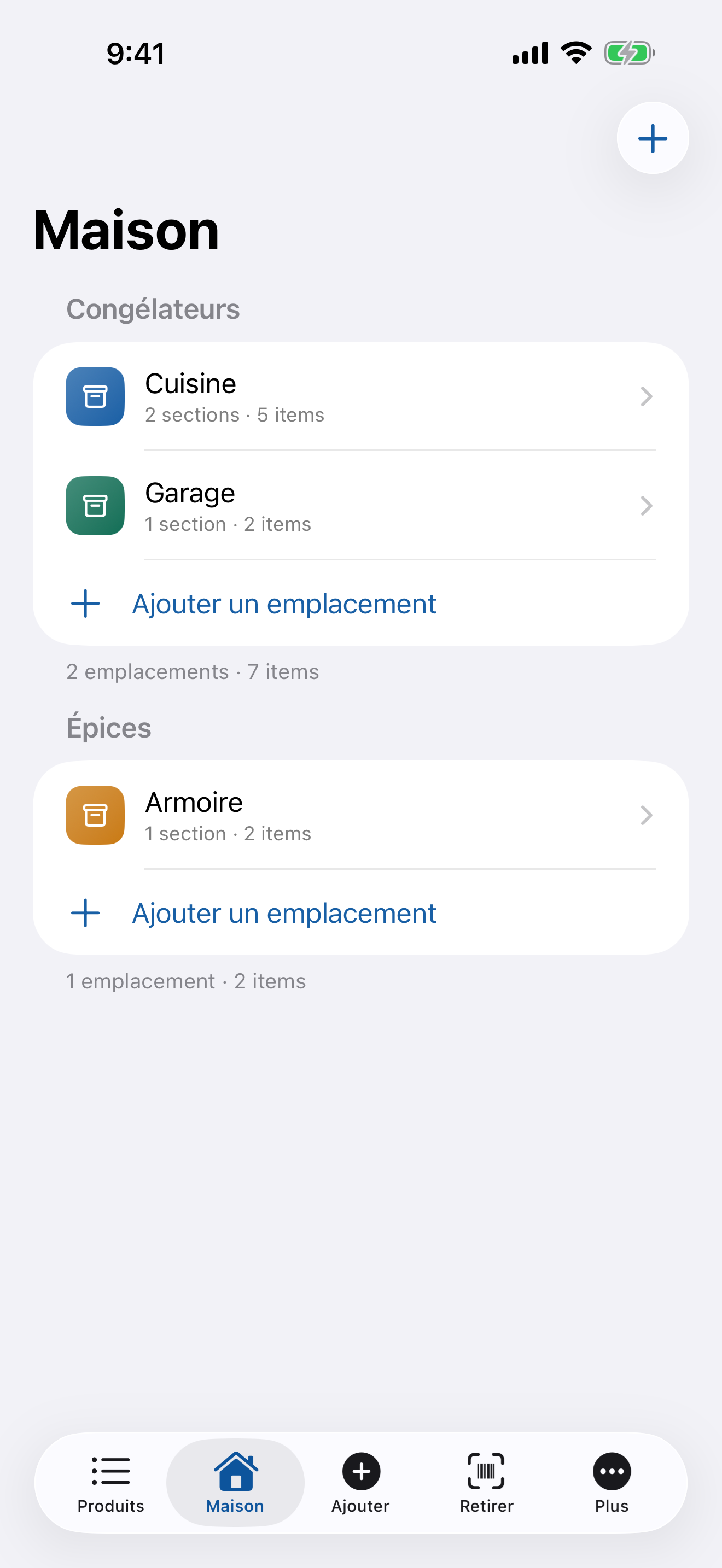 Inventaire Maison & Stocks screenshot 3