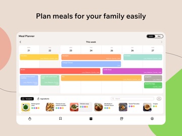 Magic Pot: Meal Planner iPad screenshot