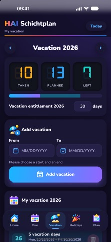 HAI Schichtplan screenshot 3