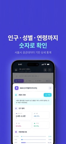 서울 실시간 혼잡도 - 유동인구 나들이 핫플 screenshot