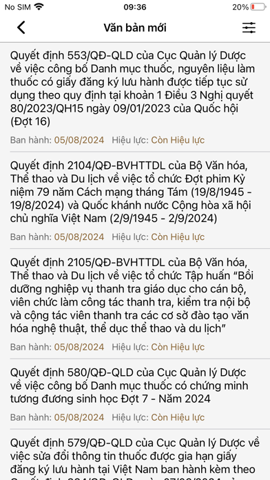 Luật Việt Nam Screenshot