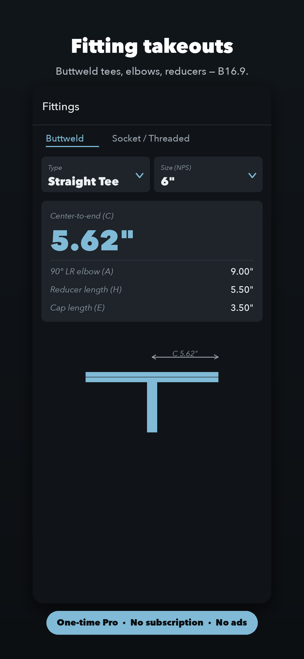 Pipe Calc: Pipefitter Offsets screenshot 3
