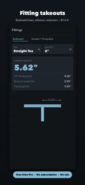 Pipe Calc: Pipefitter Offsets screenshot 3