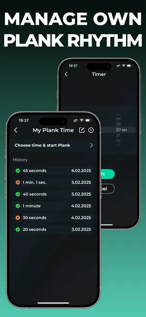 Plank Workout 30 day challenge screenshot 3