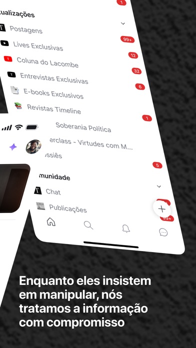 Revista Timeline iPhone screenshot 2 - Social Networking app