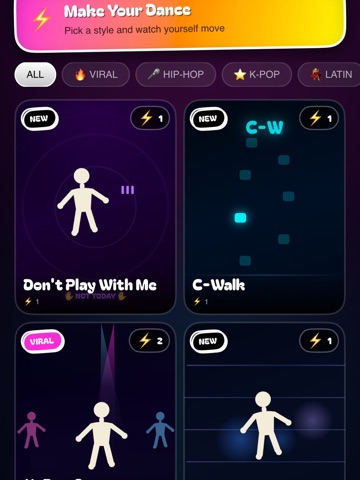 Boogie - AI Dance Video Maker iPad screenshot