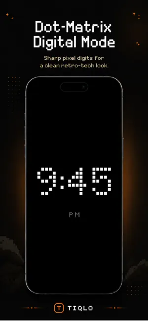 Tiqlo: Pixel Flip Clock screenshot 4