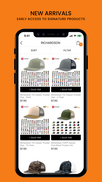 The Hat Pros, Inc. Screenshot