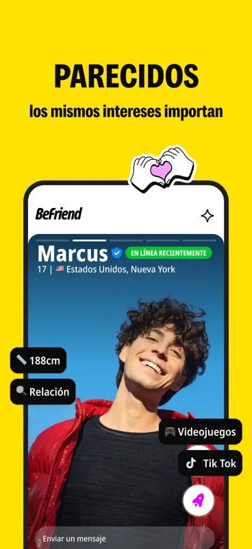 BeFriend - Hacer nuevos amigos screenshot 4 of 7