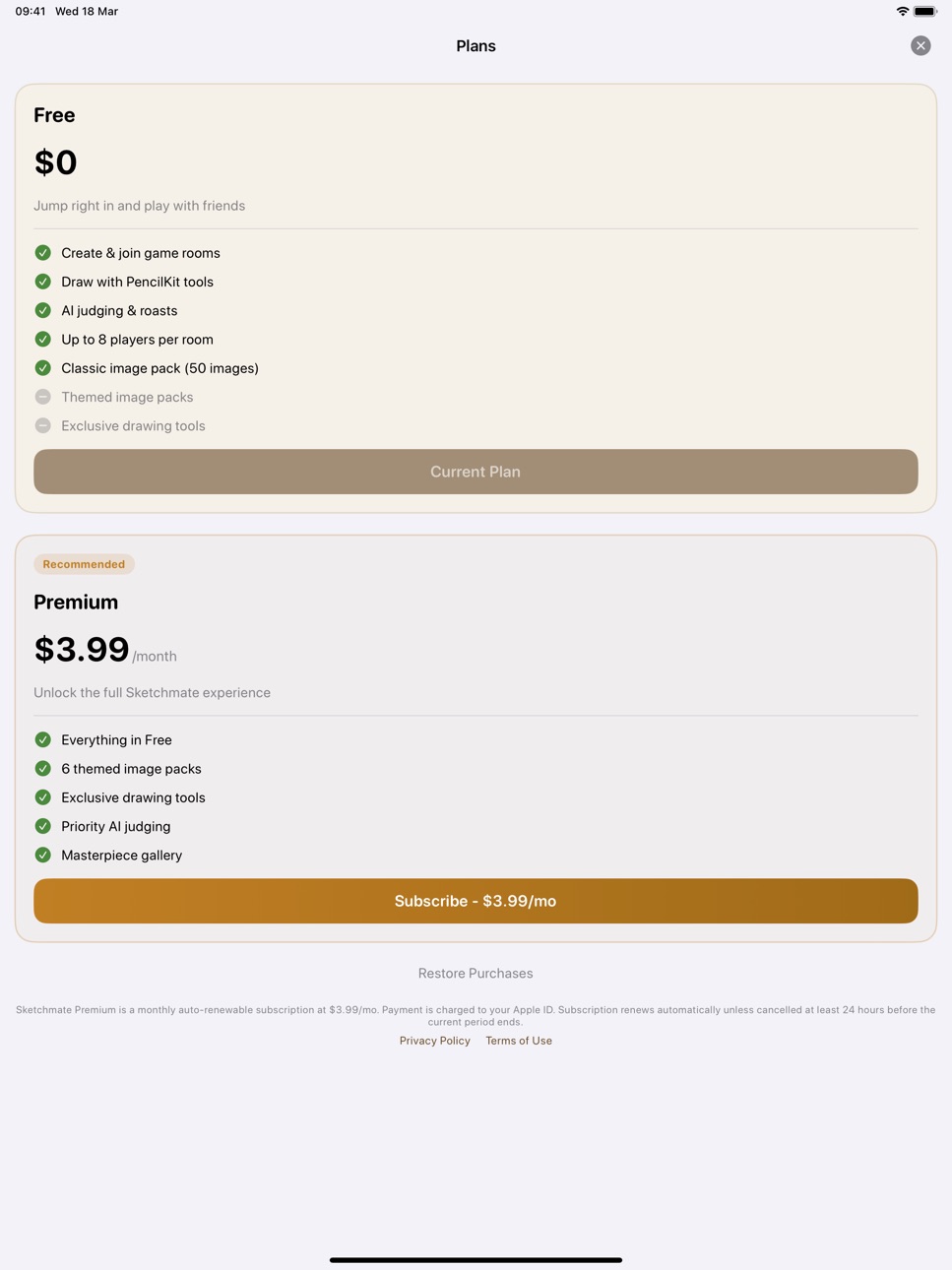 iPad screenshot