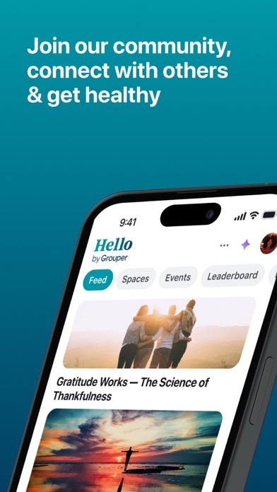 Hello by Grouper iPhone screenshot 1 - Social Networking app