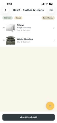 Packitly screenshot