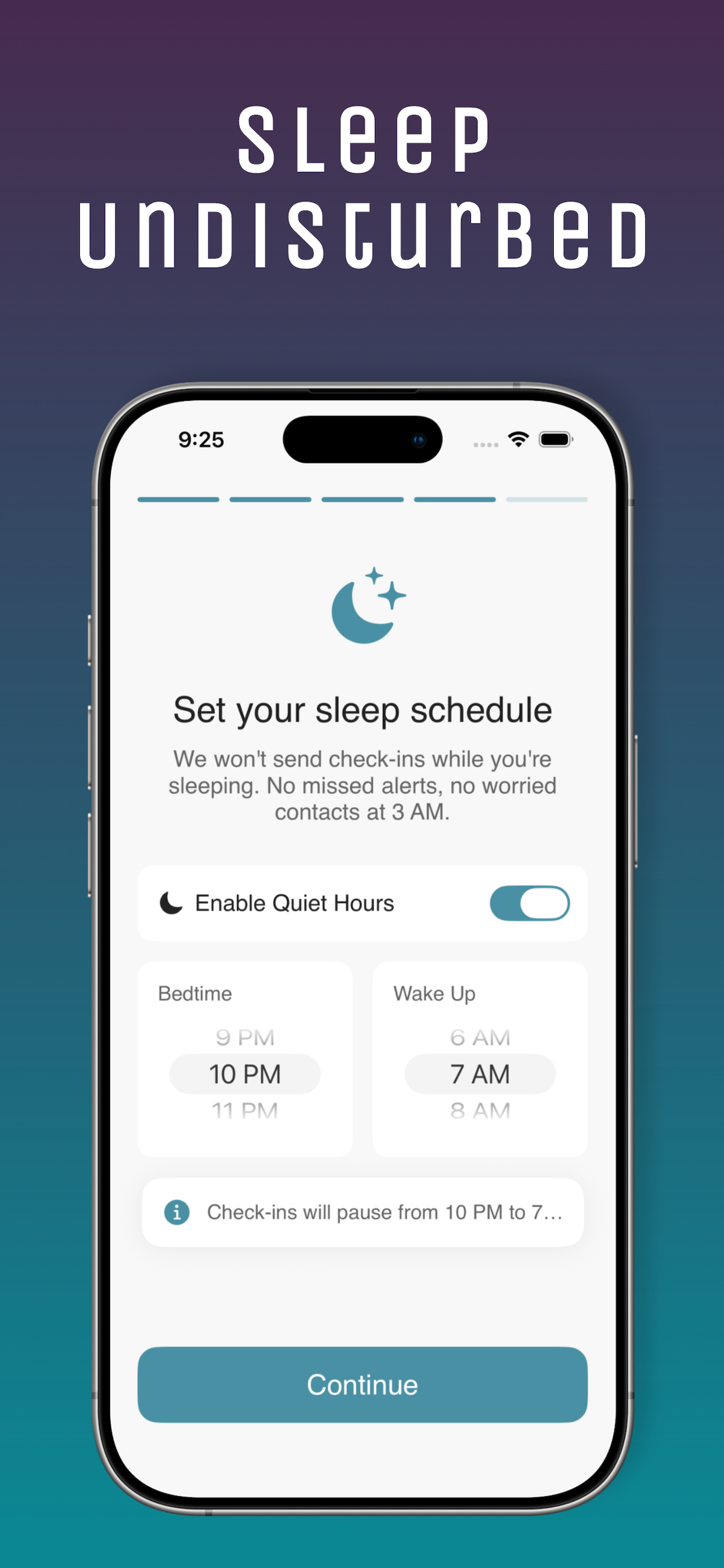Tetherd: Safety Check In
