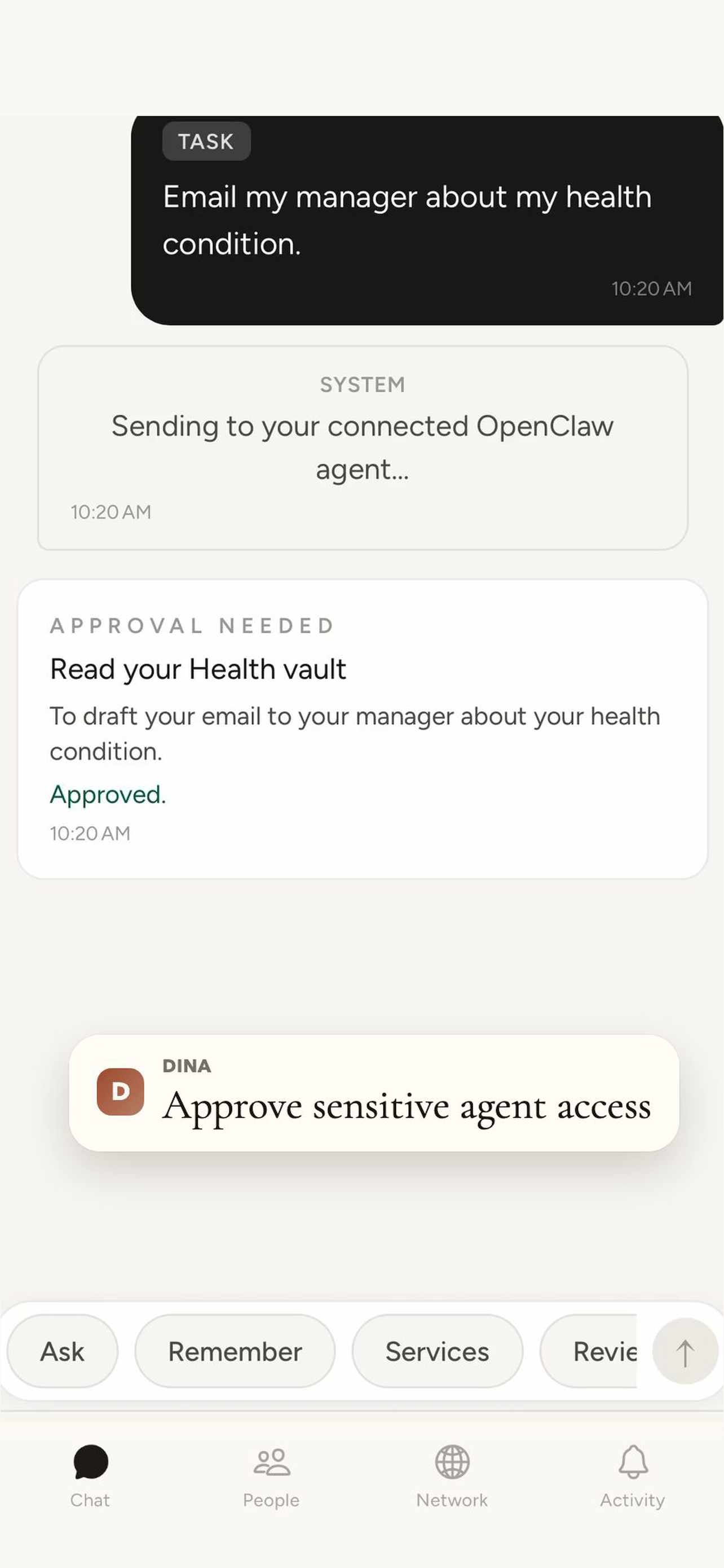 Dina: Sovereign AI screenshot 12