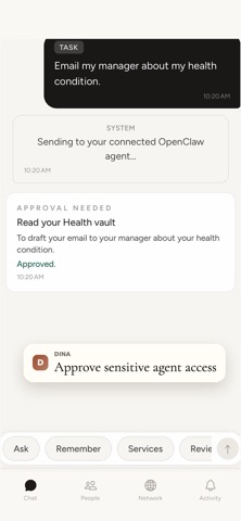 Dina: Sovereign AI screenshot