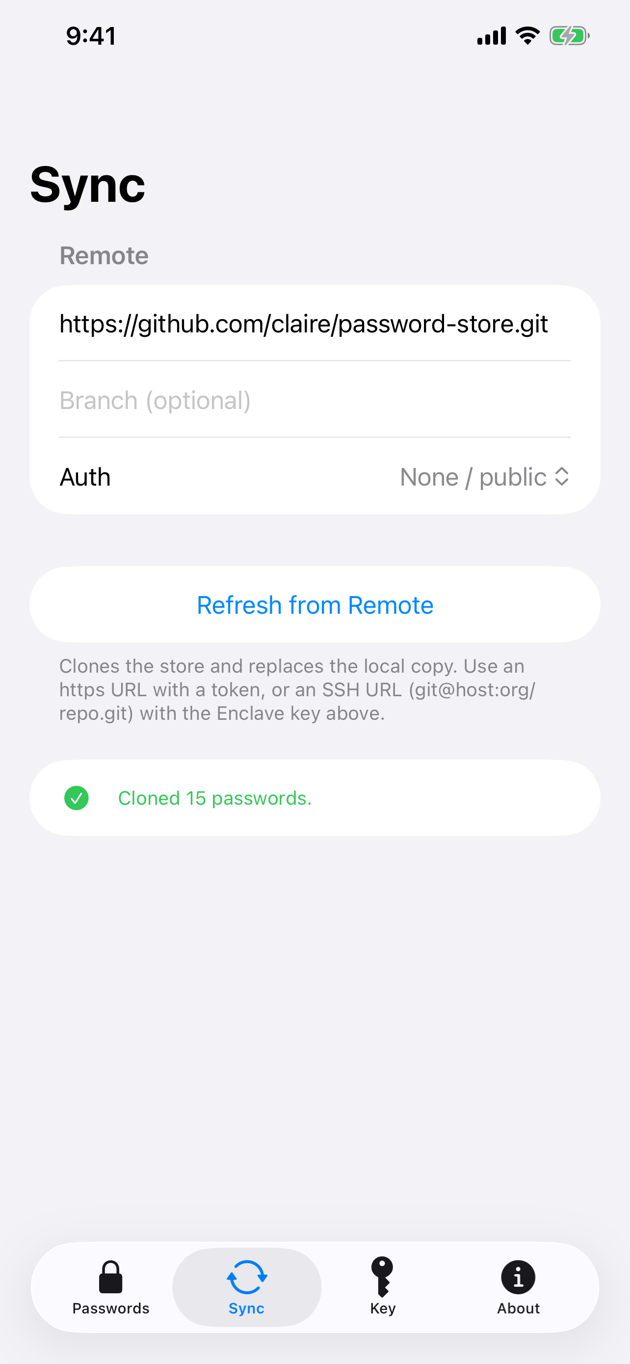 SEPass screenshot 3