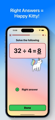 Multiply with Unicorn Kitty screenshot